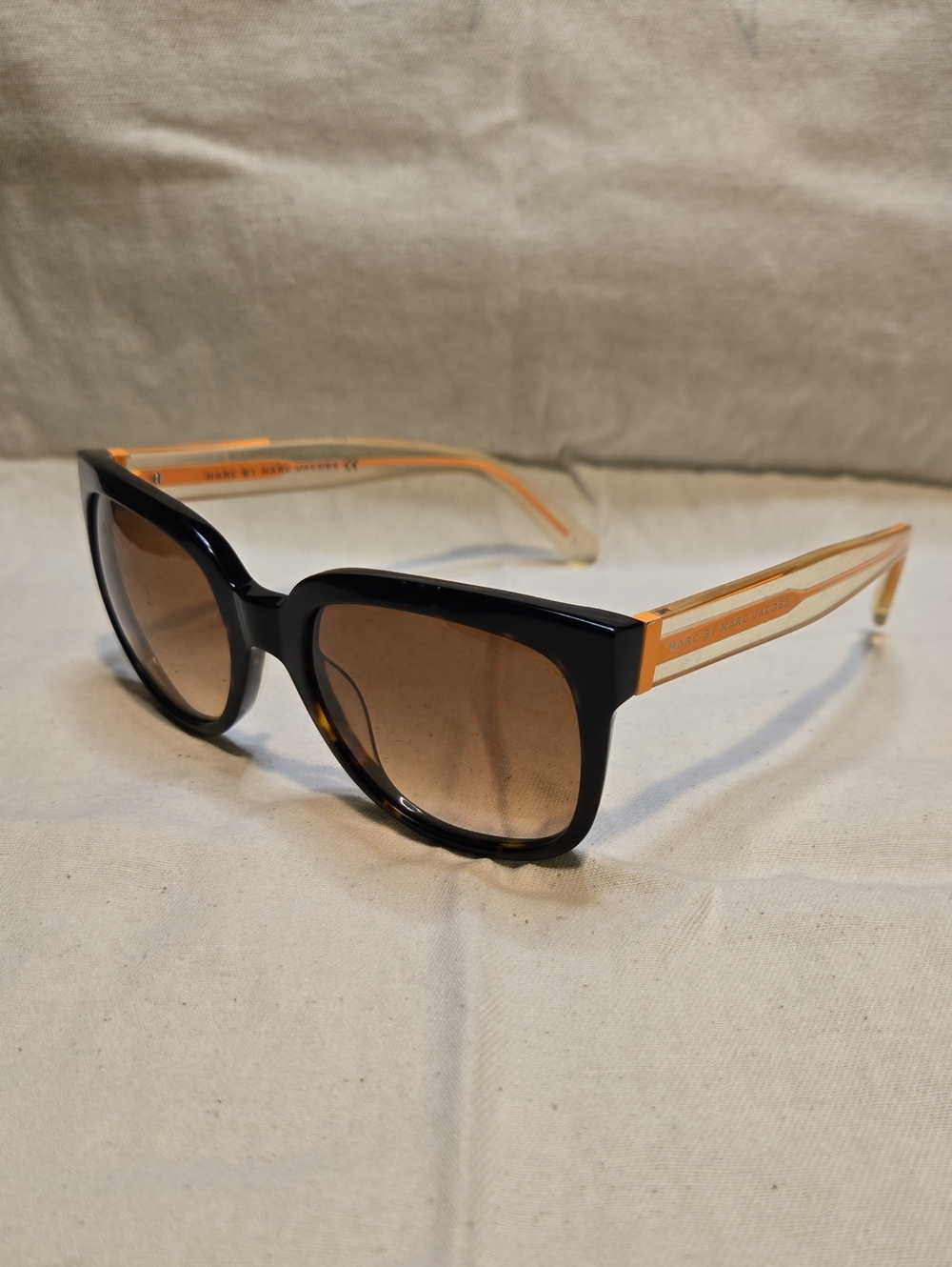 Marc by Marc Jacobs MMJ 361/S Sunglasses Black Brown Orange 53-20-140